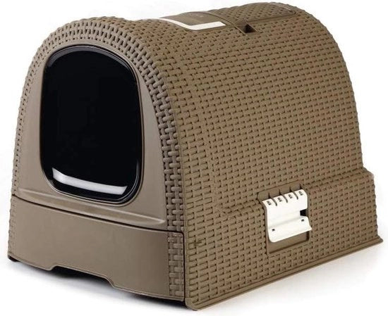 Ciotola per gatti grandi - Mokka - 51x385x395 cm - Unico - Ciotola per gatti Curver