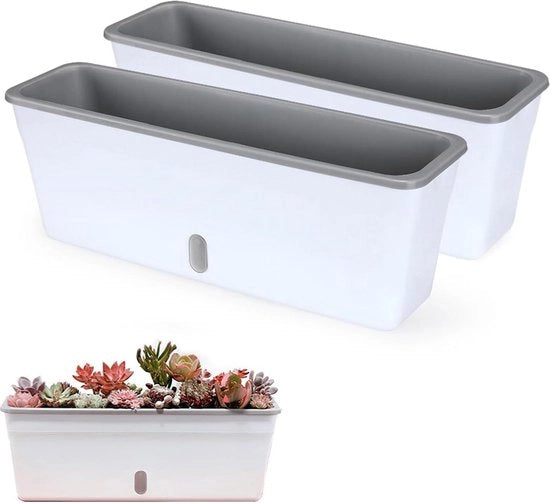 Paccetti autoirrigabili - Grande formato - 2 Pack - 44 x 11 x 155 cm
