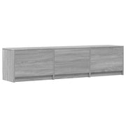 Mobile TV Grigio Sonoma 165 x 34 x 40 cm Legno multistrato