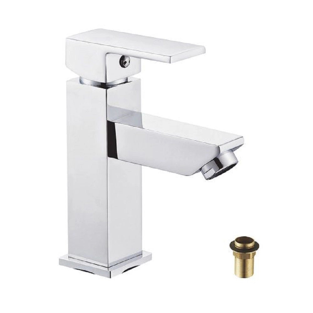 Trade Shop - Rubinetto Miscelatore Quadrato Piletta  69022 Firenze Bagno Rubinetteria -