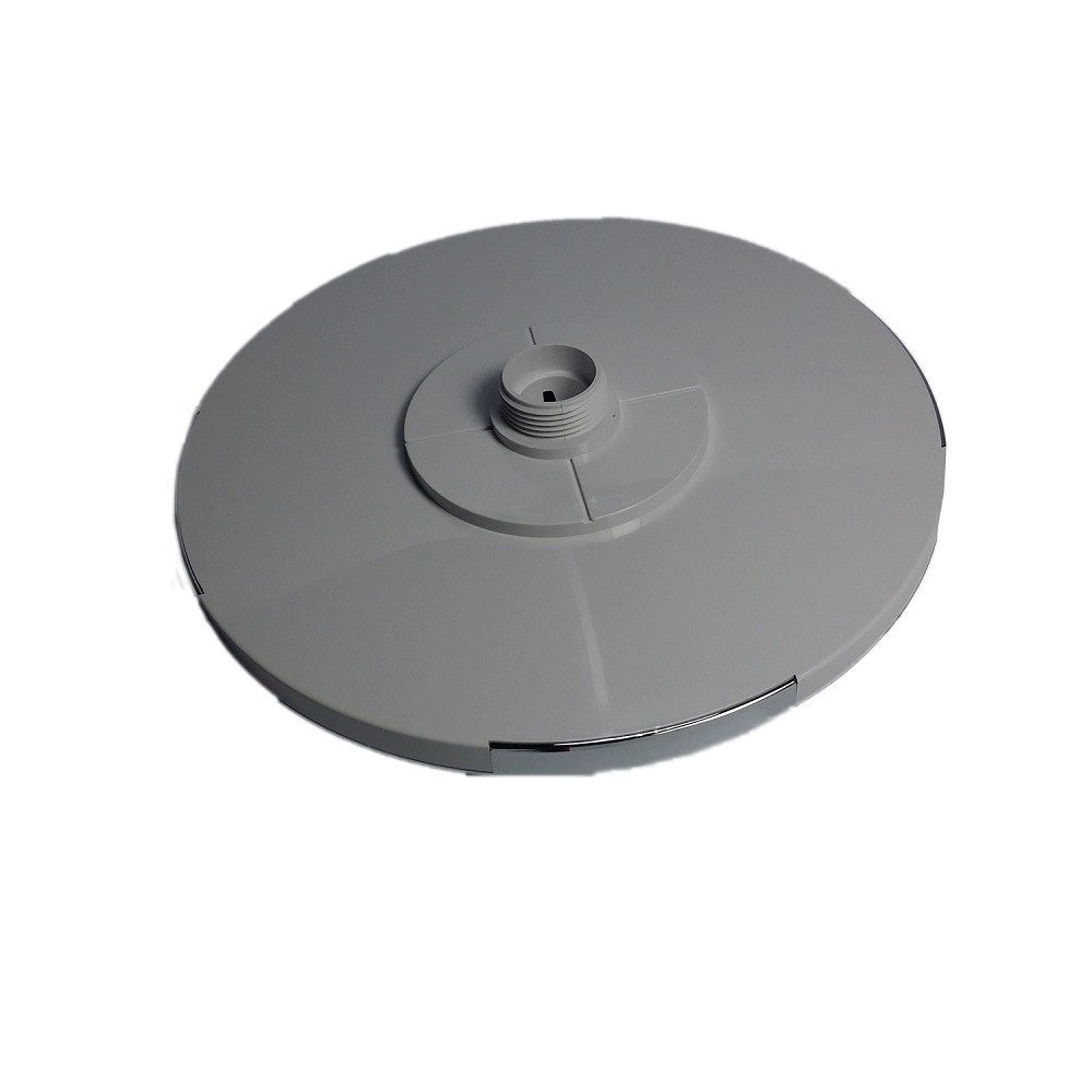 Trade Shop - Soffione Doccia Tondo Rotondo 8" Bagno Effetto Pioggia Sottile Cromato 93005 -