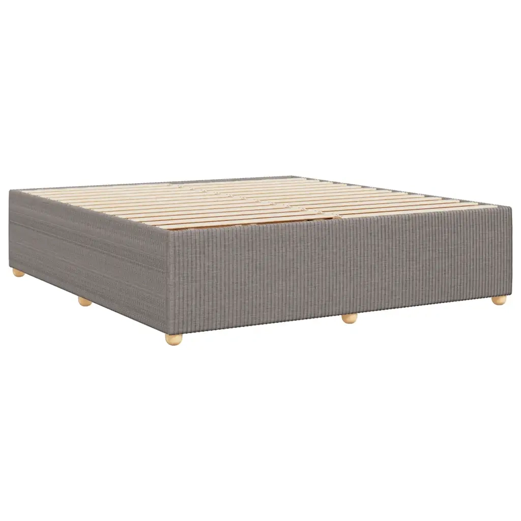 Giroletto senza Materasso Tortora 200x200 cm in Tessuto