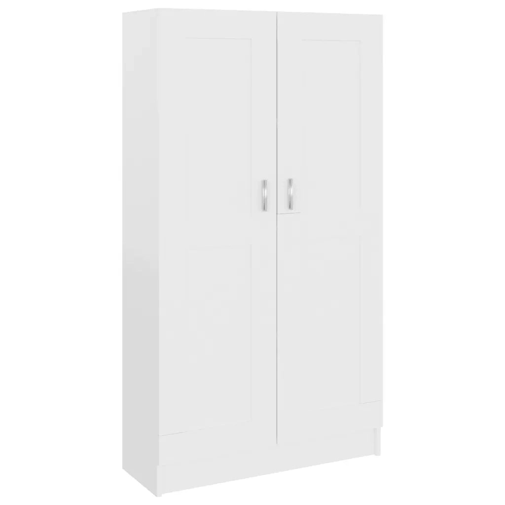 Libreria Bianca 82,5x30,5x150 cm in Legno Multistrato 802723