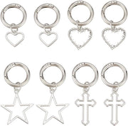 Accessori per Scarpe - Set di 8 - Stili Vari - Charms per Cinture di Scarpe - Per Donne - Accessori per Scarpe con Anelli a Gatto per la Primavera