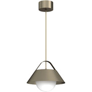 Lampada a sospensione Funda sfera bianca 1xE27 Luminex