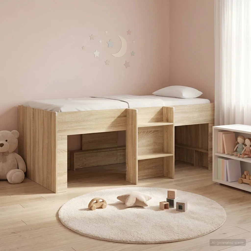 Letto Alto per Bambini 2 pcs Sonoma 203 x 101,1 x 68,5 cm