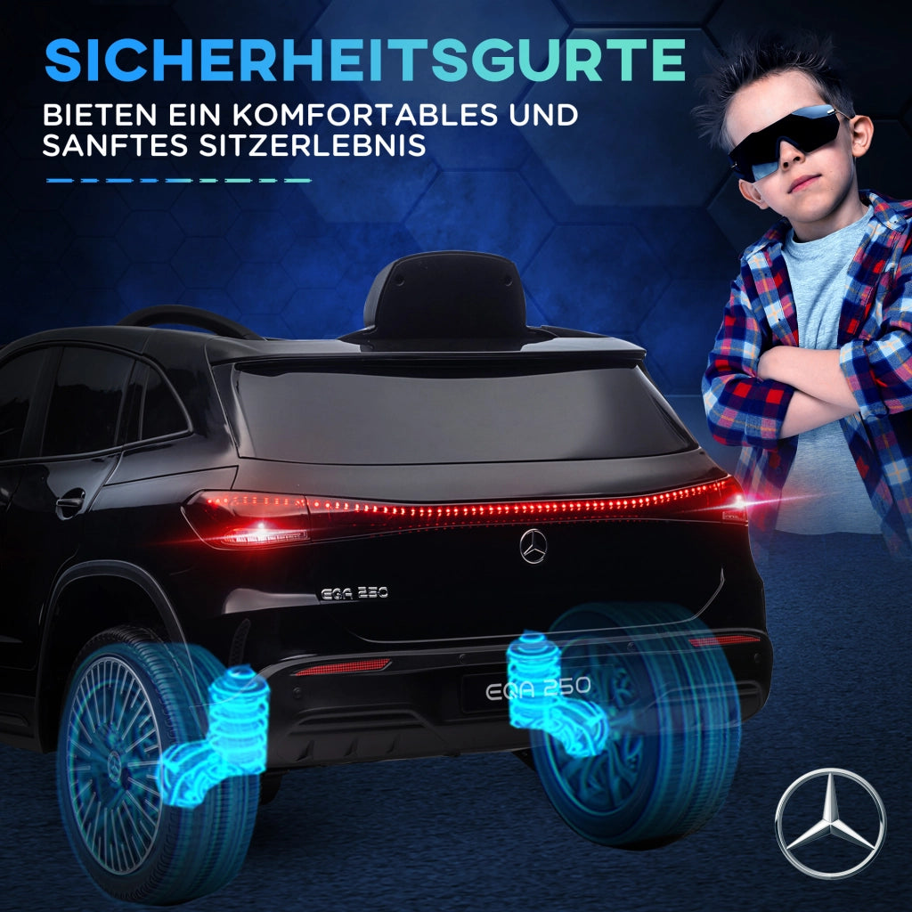 Auto Bambini Mercedes-Benz EQA ¨C zephmum ¨C Nero