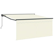 Tenda da Sole | Tenda Retrattile Crema 350 x 250 cm Poliestere e Alluminio