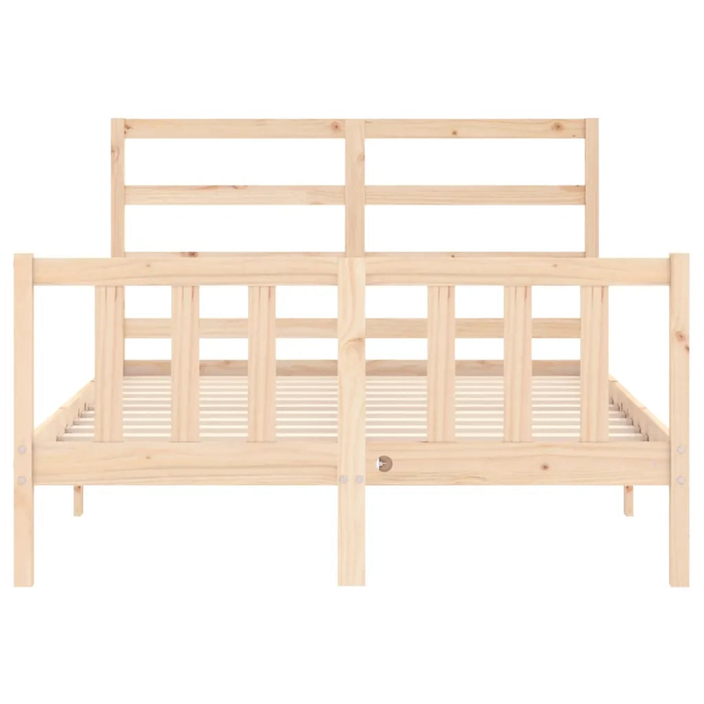 Giroletto senza Materasso-Struttura Letto 120x200 cm in Legno Massello di Pino 511801