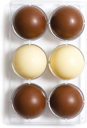 Praline in forma di semisfera Ø 75 - 275x150x22mm con funzione di ricerca