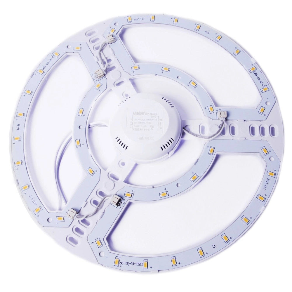 Trade Shop - Corona Led Smd 5630 Wisdom Da 21w  Luce Bianco Freddo E Caldo Con Driver - -bianco Caldo      -