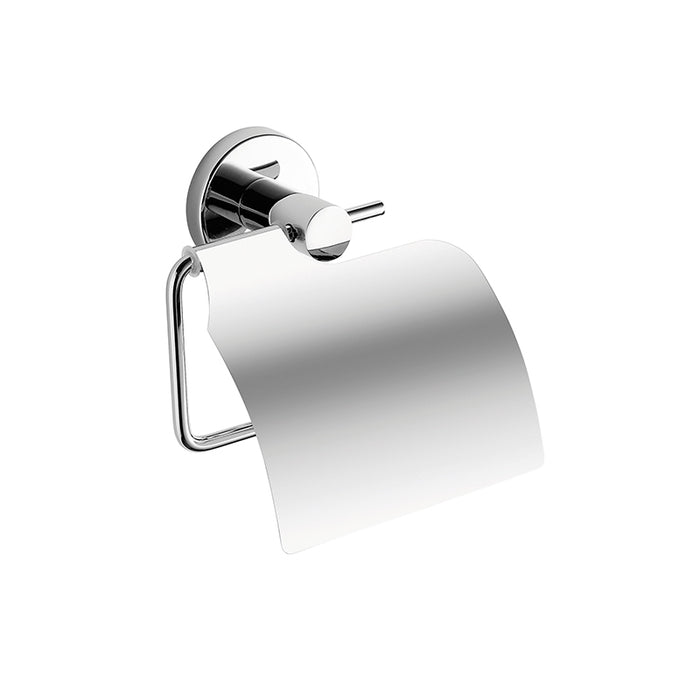 Portarotolo coperto da muro in acciaio inox e Cromall FE25 Gedy serie FELCE