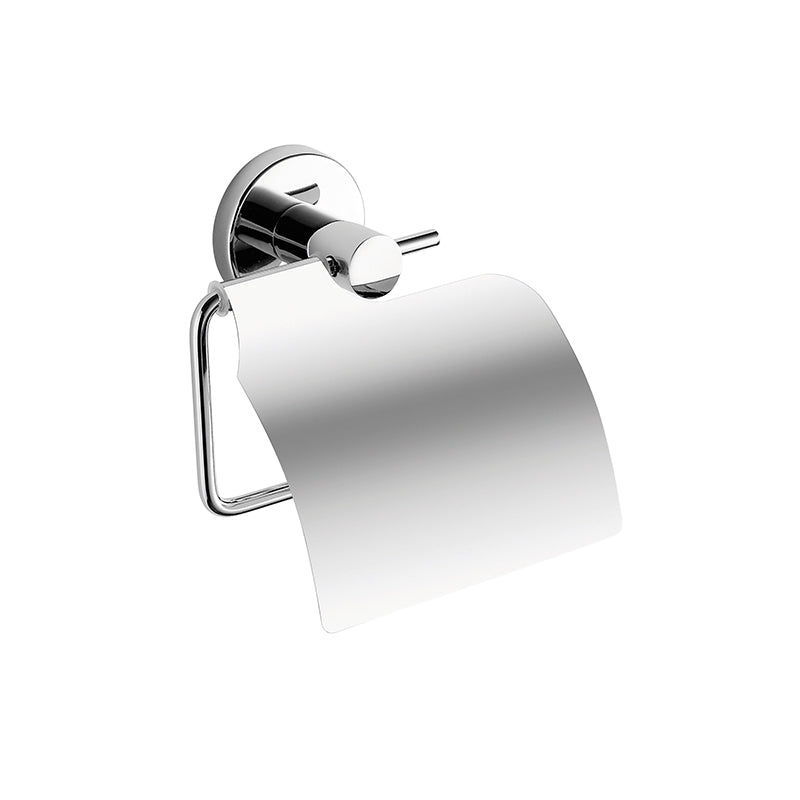 Portarotolo coperto da muro in acciaio inox e Cromall FE25 Gedy serie FELCE