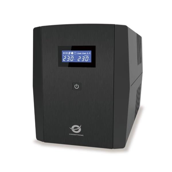 Conceptronic zeus08e gruppo di continuità (ups) a linea interattiva 1,5 kva 900 w 6 presa(e) ac