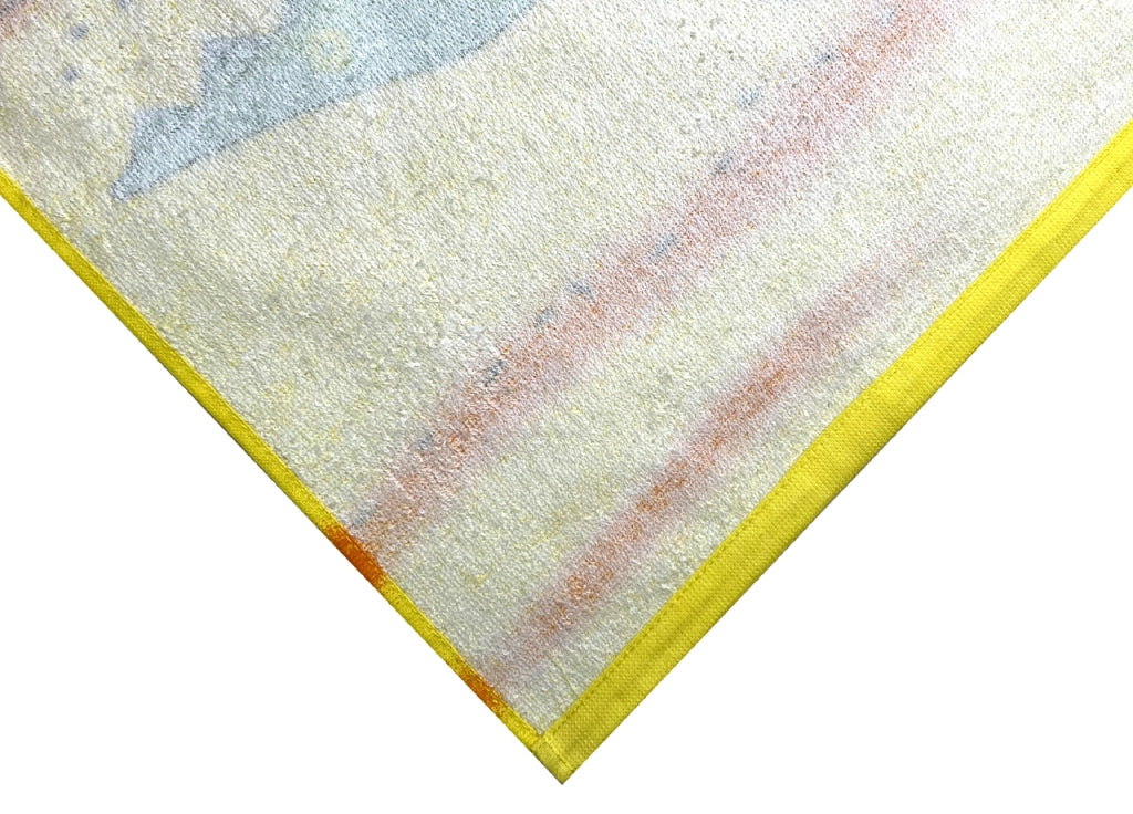 Poncho Mare Per Bambini Per Spiaggia In Morbida Spugna Disegno Coccodrillo
