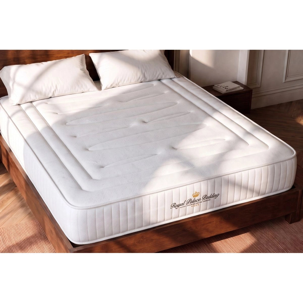 Materasso LANCASTER 160x190cm , Spessore : 22cm, Molle insacchettate e memory foam, Rigido, 3 zone di comfort