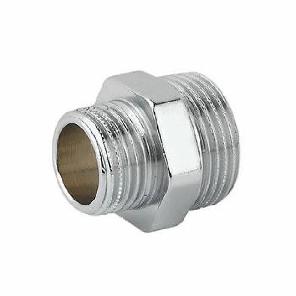 Nipplo ridotto ottone cromato d. 1/2  x 3/8  b08lvhy6fr