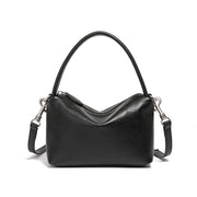 Borsa a mano/borsetta da donna in vera pelle nera