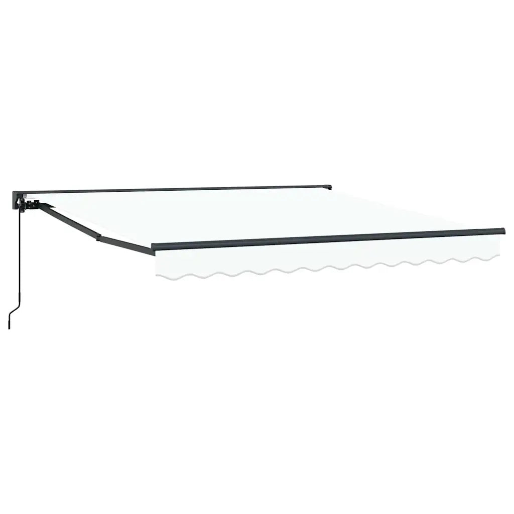 vidaXL Tenda Retrattile Bianco 300x250 cm Tessuto