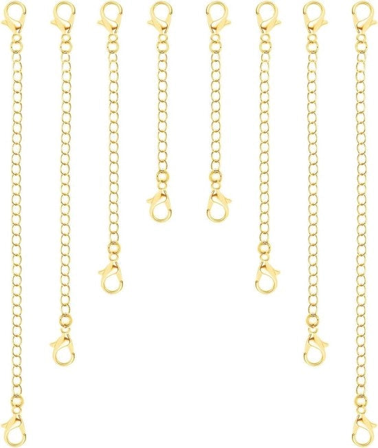 Estensioni per Collane - Oro - Estensioni per Gioielli - Estensioni per Bracciali e Collane Uniche - 4 Dimensioni.