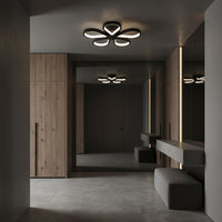 Lampada Da Soffitto Lhj075-c Black/white Led