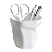 Organizzatore di Scrivania Pen Holder con Spazio di Deposito per Pennarelli (bianco)