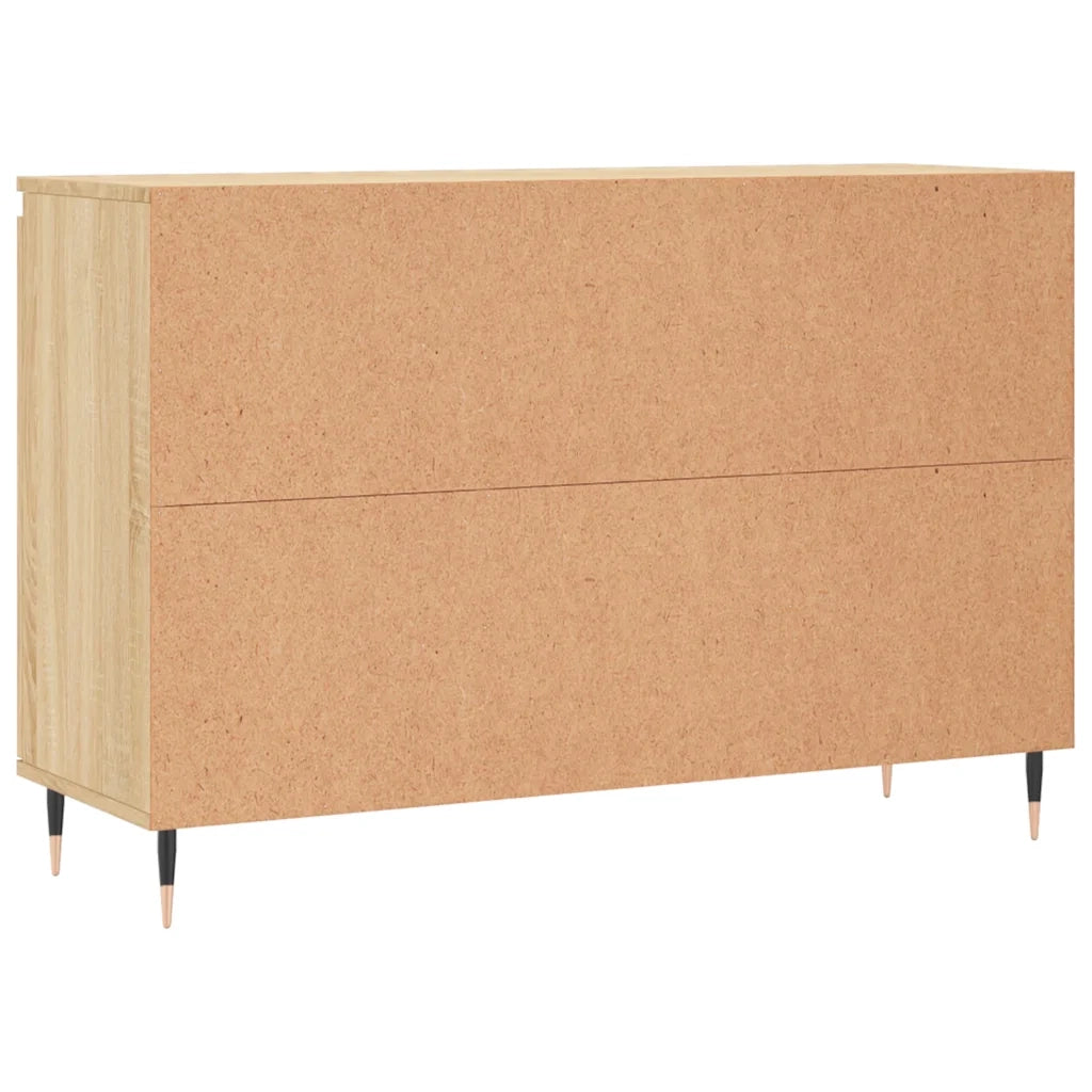 Credenza Rovere Sonoma 101,5x35x70 cm in Legno Multistrato 827199