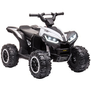 Quad Buggy Elettrico Bambini 12V ¨C Zephmum ¨C Nero Bianco