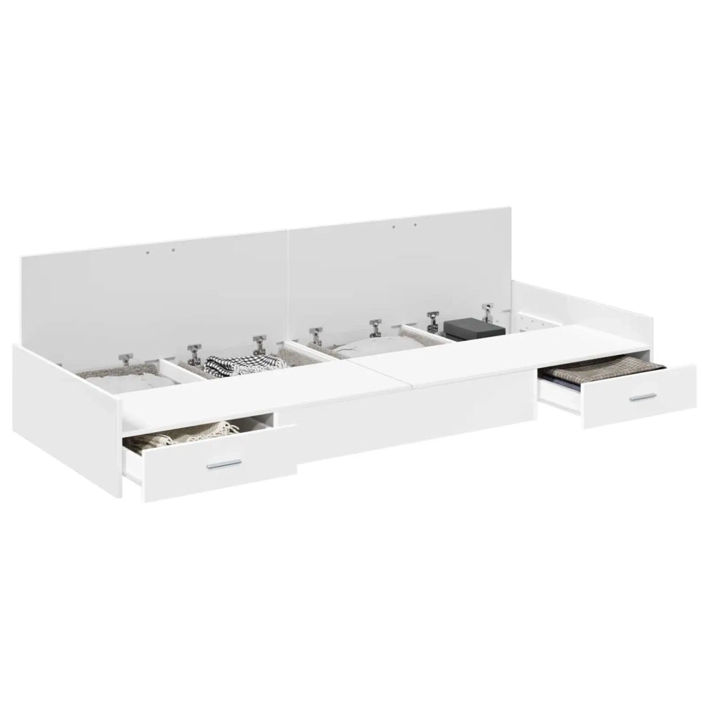 Struttura del letto Bianco 98.5 x 200 cm Legno multistrato 3335221