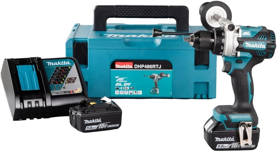 Makita Combo DTD153Z+DHP486Z BL 18V LXT 5Ah 3 bat. MakPac Marca