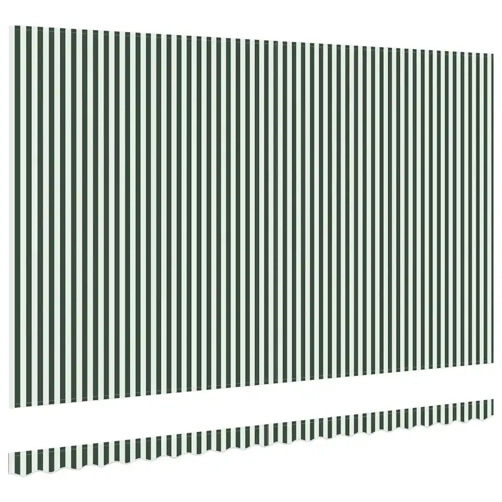 Telo di ricambio per tenda da sole Verde e Bianco 480 x 345 cm 42000663
