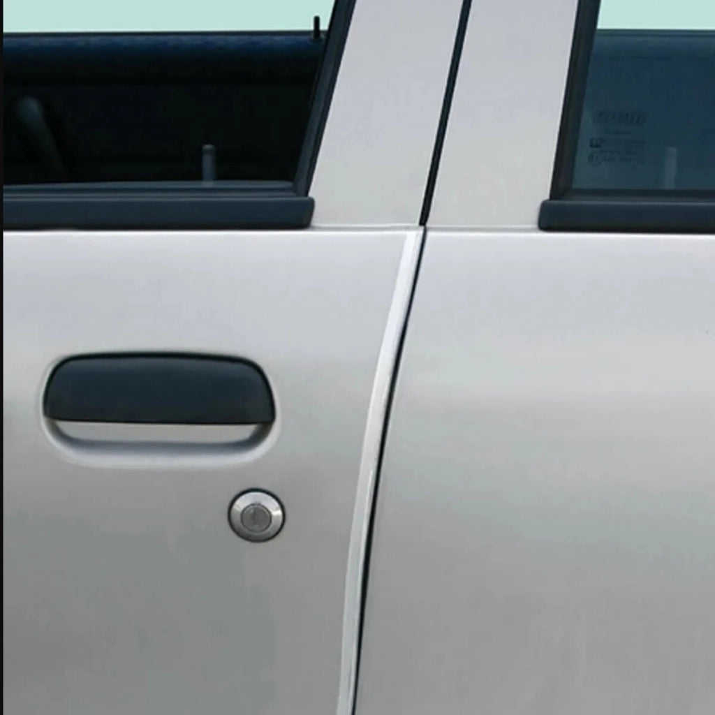 SET 2 SALVAPORTA AUTO TRASPARENTI AD INCASTRO PVC 65CM PROTEZIONE PORTIERA 03043