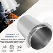 Dispensatore di espresso per filtro da 51-54 mm, coperchio in acciaio inossidabile, ideale per caffè e bevande a base di latte, accessori per caffetterie