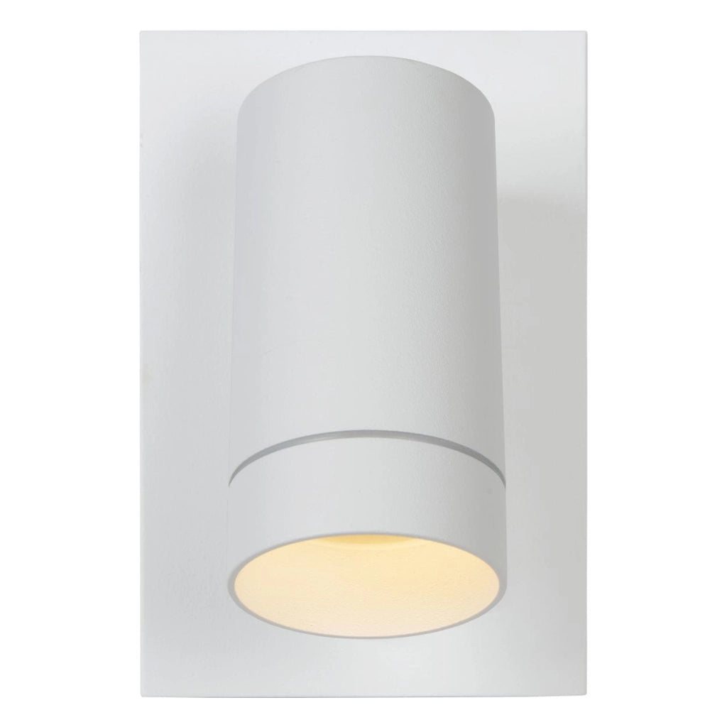 Applique esterna Lucide Taylor bianca GU10 sensore IP44