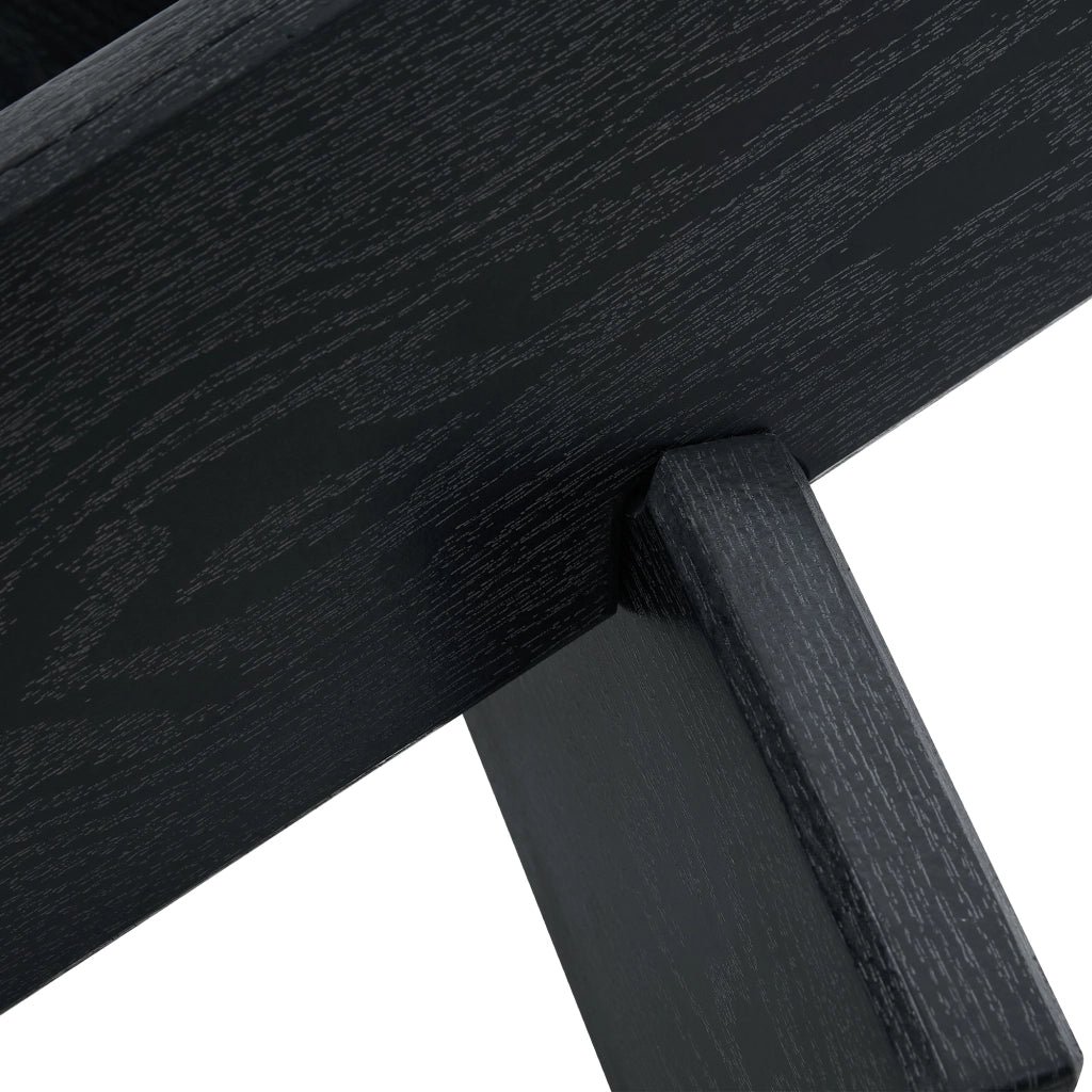 TAVOLO DA CAFFÈ Rotondo 79 cm MDF e Vetro Nero/Trasparente