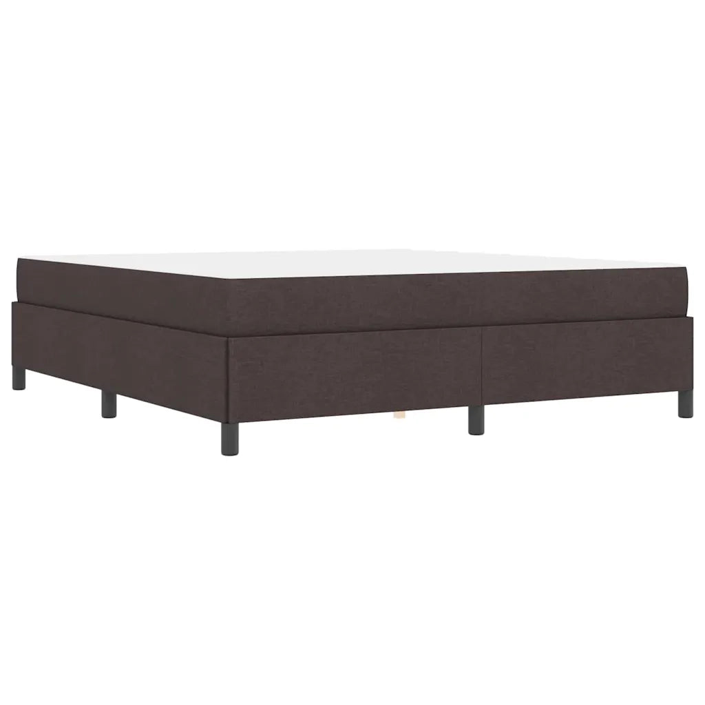 Letto a molle Marrone Scuro 180 x 200 cm Tessuto 3398881