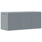 Baule da Giardino 270 L Grigio Aspetto legno in PP CFW8601027