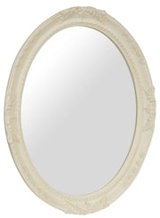 Biscottini SPECCHIERA DA PARETE IN LEGNO FINITURA BIANCA ANTICATA MADE IN ITALY Specchio