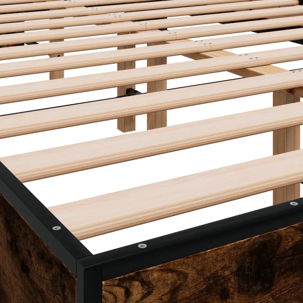 Giroletto Rovere Fumo 140x200 cm in Legno Multistrato Metallo
