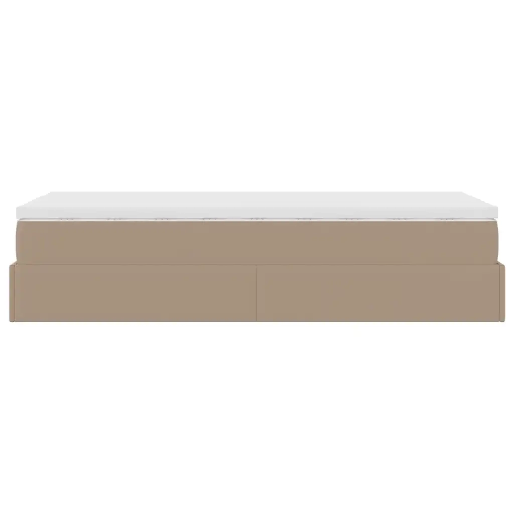 Struttura Letto Pouf con Materasso 90x200 cm Similpelle 3311020