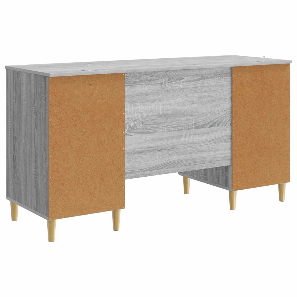 Scrivania Grigio Sonoma 142,5 x 50 x 75 cm Legno ingegnerizzato