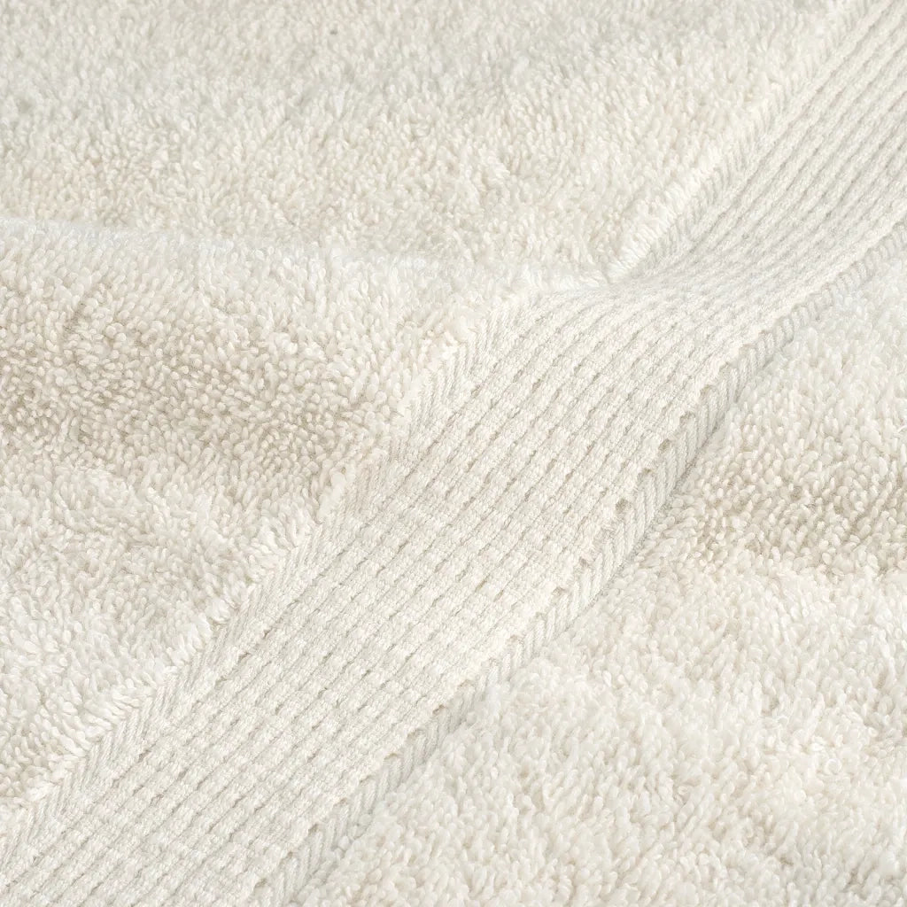 Asciugamani da Doccia SOLUND 4 pz | Teli per bagno Crema 70x140 cm 600 g/m2