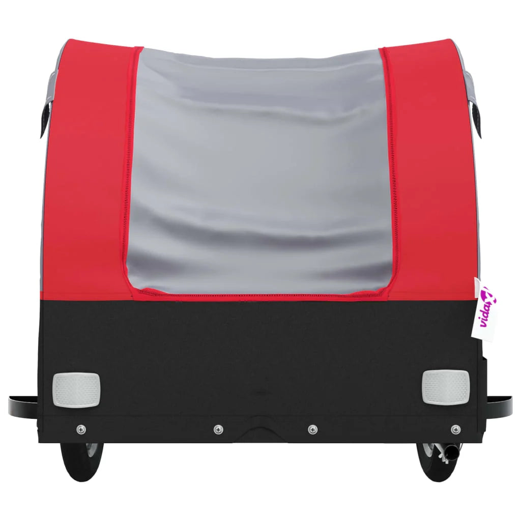 Rimorchio per trasporto biciclette capacità 45 kg ferro rosso 02_0044176