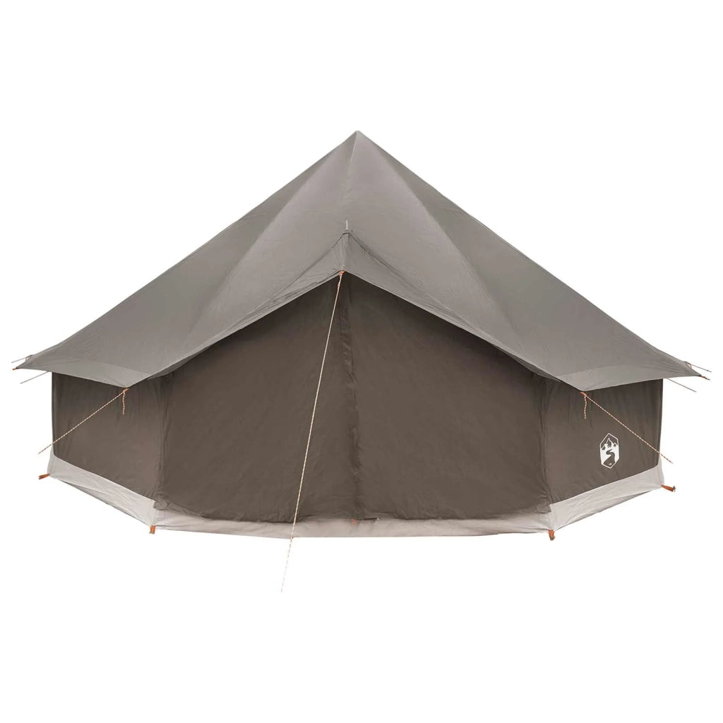 Tenda Tipi con tetto Marrone Grigio 500 x 500 x 300 cm 42029033