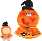 Abbigliamento per bambole, cappotto pompon carino con mantello plume per accessori Halloween costume