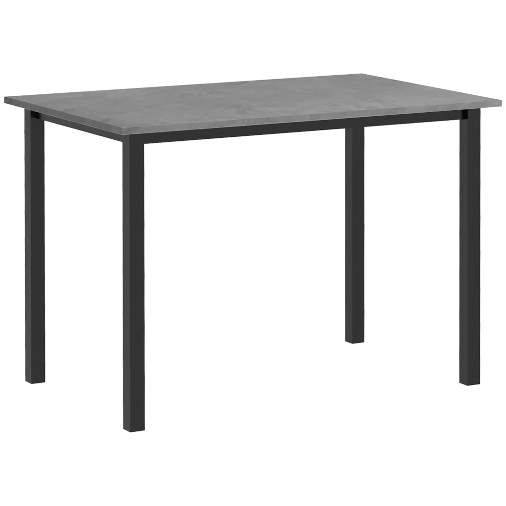 Tavolo da pranzo allungabile moderno con piano in legno effetto rovere per 6 persone ¨C Minimal ¨C Grigio antracite