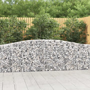 Cesti Gabbioni ad Arco 15 pz 400x30x80/100 cm Ferro Zincatocod mxl 123919