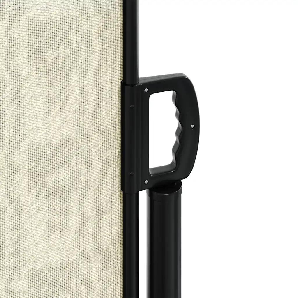 Tenda da Sole Laterale Retrattile-Tenda parasole per balcone per giardino Crema 160x600 cm 376210