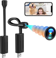 Camera Wi-Fi con rilevamento movimento - piccola camera Wi-Fi per casa/ufficio - camera di sicurezza - visione a distanza - senza batteria integrata