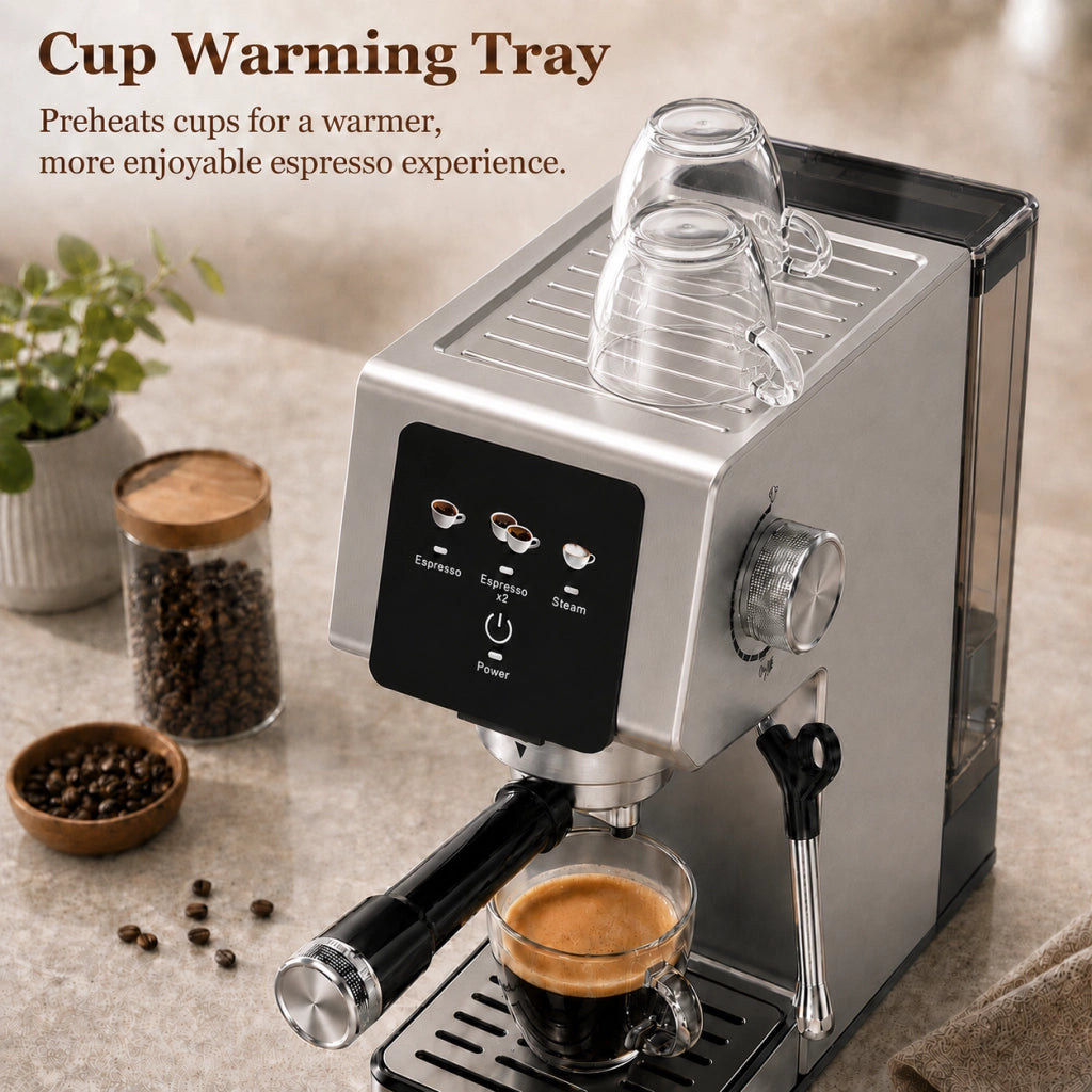 Macchina per caff¨¨ espresso ¨C zephmum ¨C 1350W touchscreen 1.2L